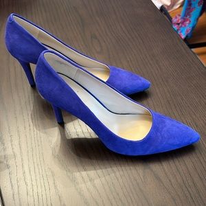 Nine West Purple Suede Pumps